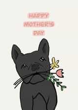 French bulldog From the dog Mothers Day Card 45175 created by @lydiapimmdraws