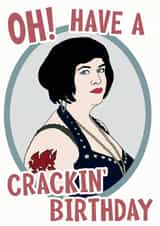 crackin nessa Birthday Card 21680 created by The Pug Cartel