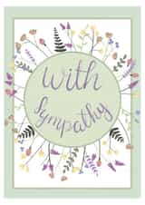 typography with Sympathy Card 21681 created by Jess Hancock