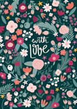 pretty contemporary Valentines Day Card 20879 created by Alicia Cambridge