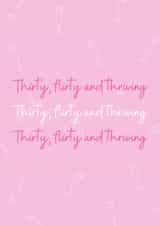 13 going on 30 Film/TV/Netflix Birthday Card 16281 created by Molly Cards UK