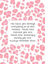 Supportive card for a friend. created by Jessica Rachel Sharp