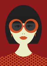 fashion fashionable Love & Friendship Card 26249 created by Gail Myerscough