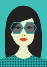 trendy fashion Love & Friendship Card 26253 created by Gail Myerscough