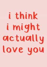 think might Valentines Day Card 21690 created by SecretlyMegan