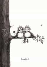 cartoon love Valentines Day Card 1288 created by Catherine Flynn