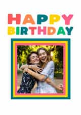 Personalised Birthday Photo Card created by Giddy Kipper - Cute Personalised Photo Card / Birthday Card