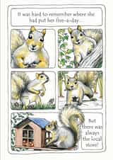 hard remember Just because Card 47732 created by Margaret Turton