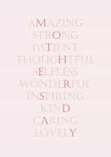 amazing strong Mothers Day Card 21190 created by Craig Amy Design