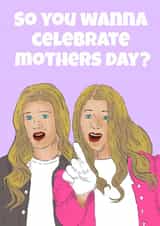 White chicks White Mothers Day Card 21213 created by Perfectly Okay
