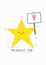 star bright Congratulations Card 20535 created by NICHOLA COWDERY ILLUSTRATIONS 