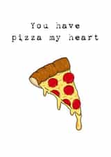 Pizza heart Card 47818 created by Ellie Thomson