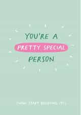 encouragement sendasmile Just because Card 13812 created by Poppy Lane