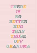 grandma hug Mothers Day Card 37392 created by Poppy Lane