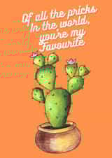 cactus prick Anniversary Card 47438 created by DIanne Richardson