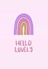 Hello Lovely Card created by Moo Cow Design