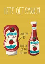 Saucy anniversary card created by Silky Rose Design