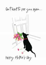 staffie american Mothers Day Card 43906 created by Jackie Ponwaye Design