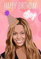 Beyoncé Bey Birthday Card 46728 created by Alexa Makes Cards