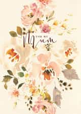Classic Mothers Day Card - Mum - Floral - For My Mum created by Peony Rose Design