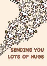 sending hugs Thinking of you Card 15070 created by LoveLivB