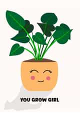 girl power go girl Love & Friendship Card 21640 created by Cards by Becky