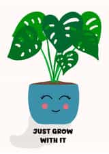 grow with it pun Love & Friendship Card 21642 created by Cards by Becky