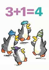 3 plus 1 four New Baby Card 8037 created by Paul Dowling