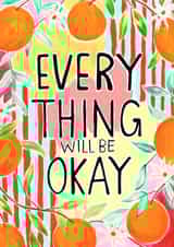 Not Alone You Are Ok Send A Smile Card 21762 created by R Locke Design