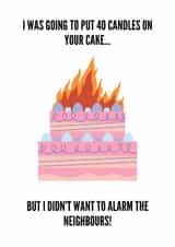 40 40th Birthday Card 16356 created by @Payne Designs