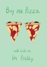 pizza pretty Valentines Day Card 43444 created by Amy Kelly