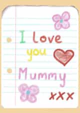 from the kids i love you Mothers Day Card 47924 created by Daisy Mae Designs