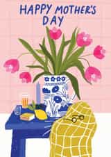 mothers mum Mothers Day Card 47091 created by Jessica Smith Illustration 