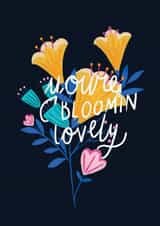 blooming lovely Mothers Day Card 47092 created by Jessica Smith Illustration 