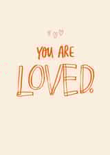 hearts you are loved Valentines Day Card 13359 created by Sophia Sky