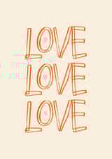 love love love love Valentines Day Card 13360 created by Sophia Sky