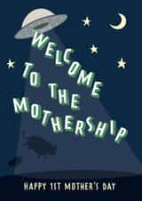mothership spaceship Mothers Day Card 47954 created by Bullar Designs