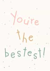 bestest typography Love & Friendship Card 20363 created by Jenni Ahlberg - Jeah Design