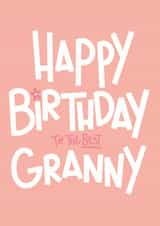 best granny grandmother Birthday Card 21774 created by Yasmin Atherton