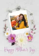 Personalised Mothers Day Photo Card created by Love Lila Photography - PC wreath Mothers Day Personalised Photo Card 8392