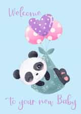 New Baby Panda Bear Card created by Love Gifts