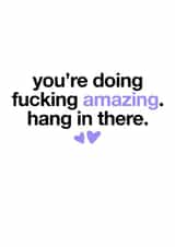 support fucking Love & Friendship Card 14889 created by burnt rose co