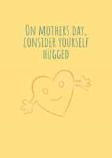 heart hugged Mothers Day Card 47983 created by BuRaMiChi