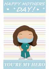 LoveYourNHS nurse Mothers Day Card 35323 created by onethirtysix_am