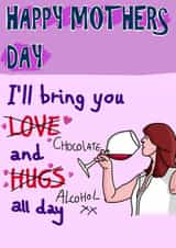 relatable adult Mothers Day Card 18966 created by Sadie Webster