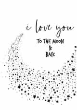 trail stars Valentines Day Card 16097 created by The 13 Prints