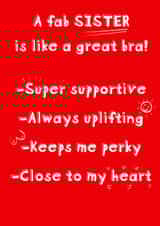 sister fab Birthday Card 20774 created by Art Thunderclap