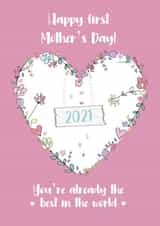 1st Mother's Day mum Mothers Day Card 37117 created by Little Letters with Love