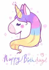 Unicorn created by Little Linas Cards