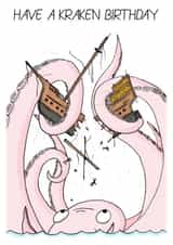 rum pun Birthday Card 21815 created by Capybara Chris